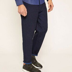 𝅺a/x Armani Exchange "Baggy" Dark Blue Jeans Sz 36